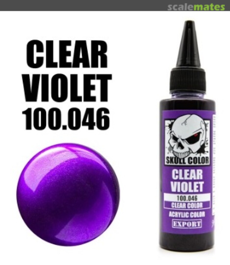 Boxart Clear Violet 046 Skull Color Clear