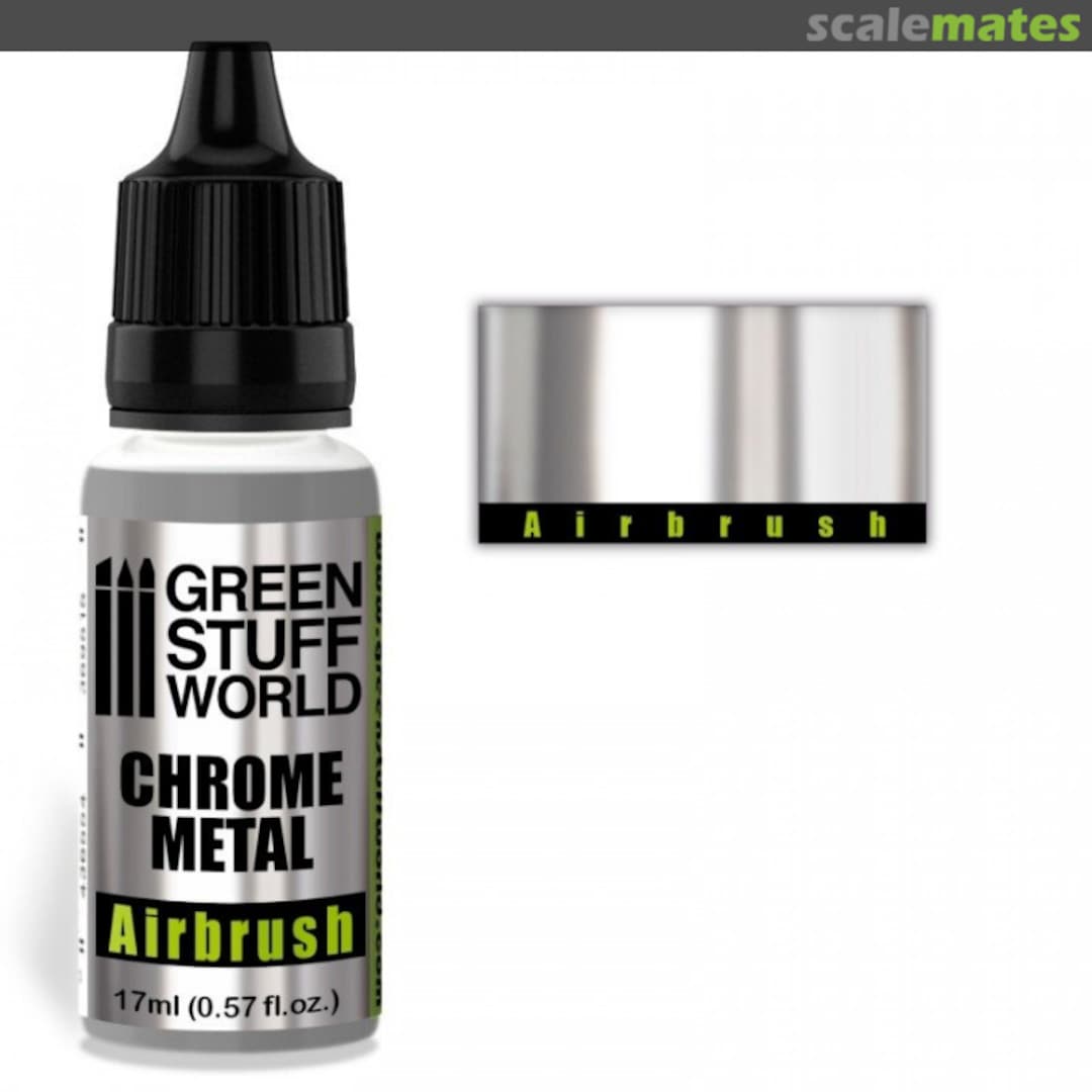 Boxart Chrome Metal Paint - Airbrush  Green Stuff World