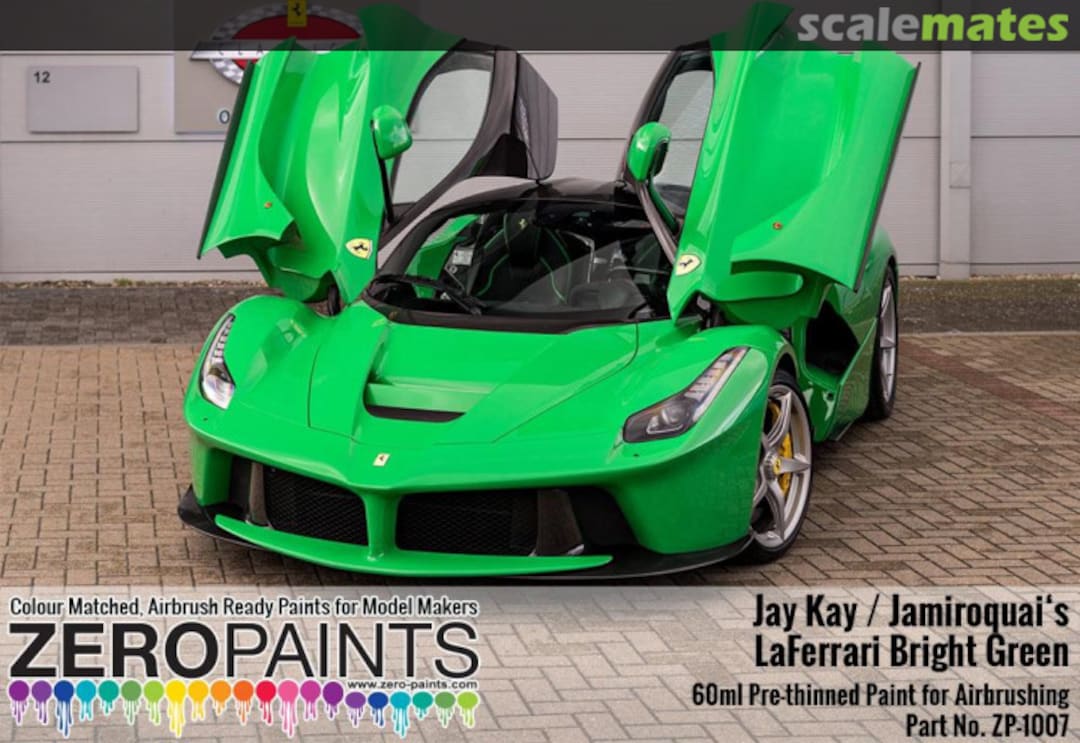Boxart Jay Kay / Jamiroquai‘s LaFerrari Bright Green  Zero Paints