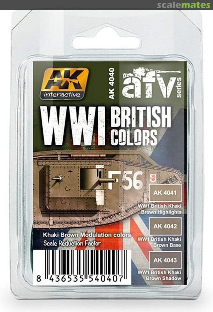 Boxart WWI British Colors AK 4040 AK Interactive