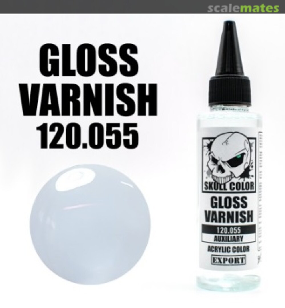 Boxart Gloss Varnish 055 Skull Color Auxiliary