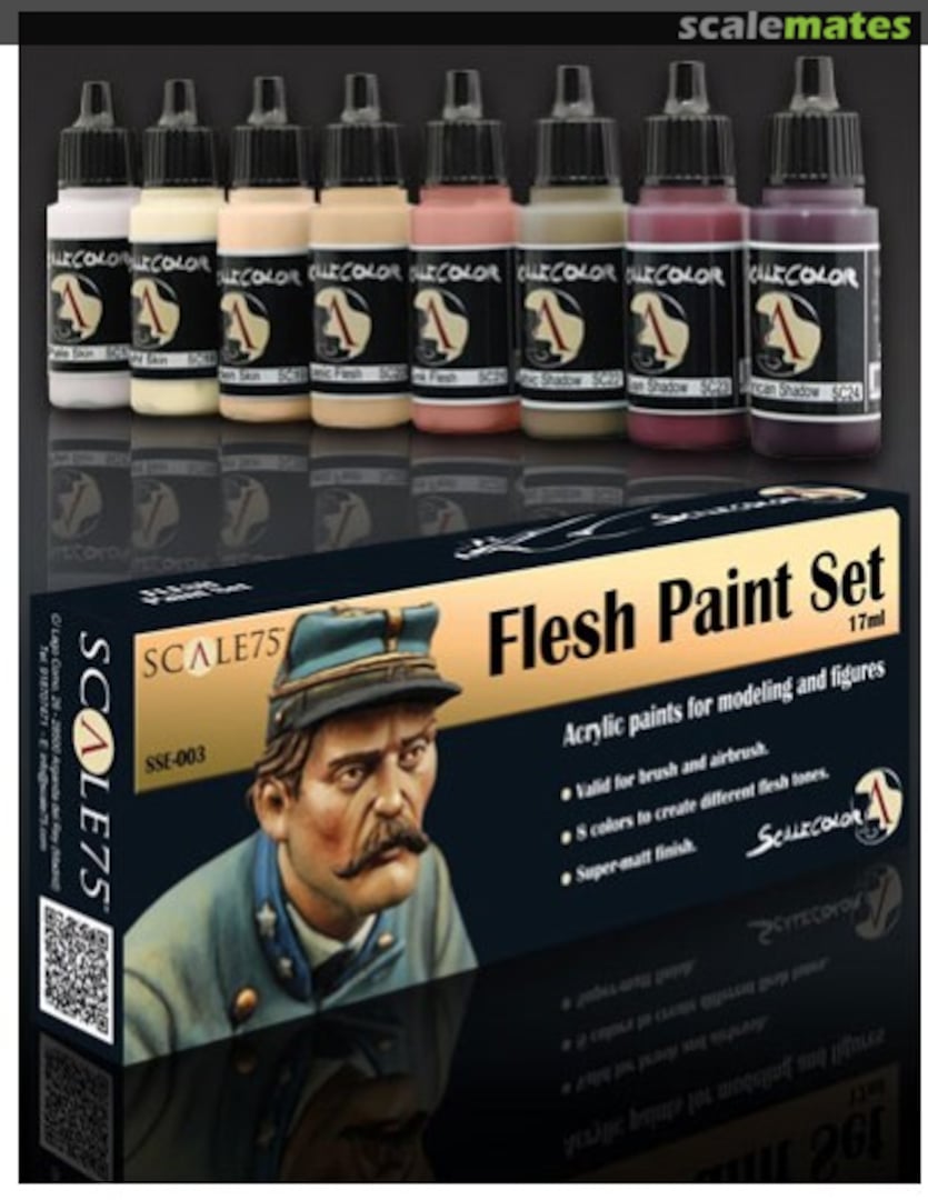 Boxart Flesh Paint Set  Scale75