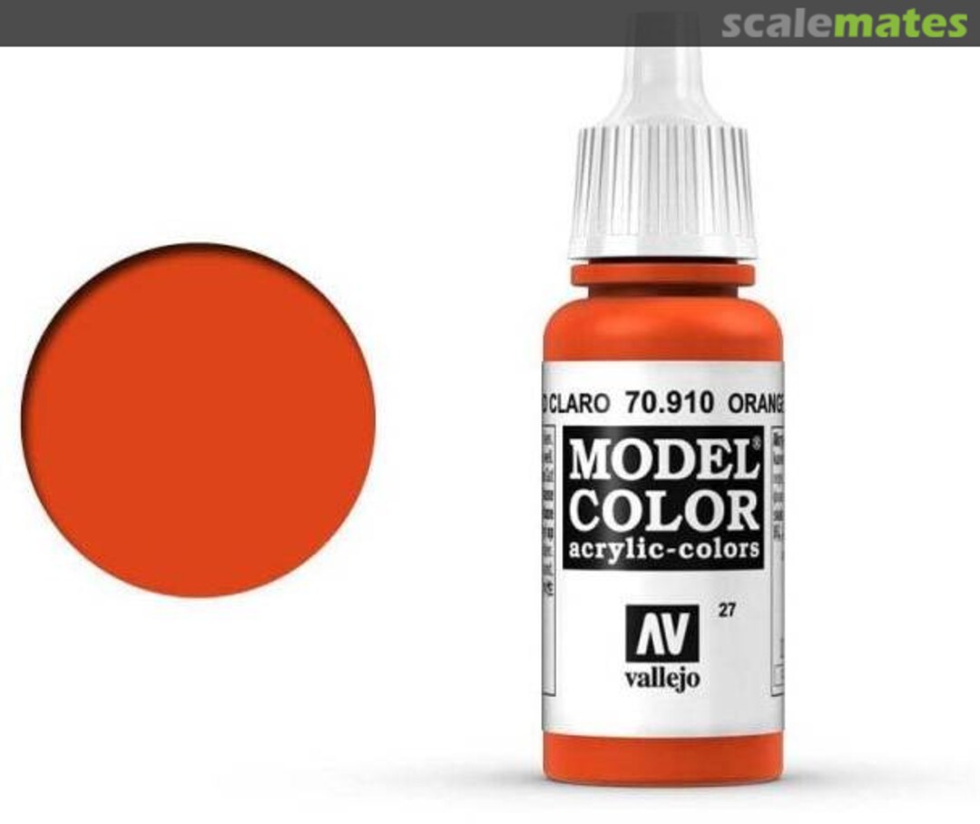 Boxart Orange Red 70.910, 910, Pos. 27 Vallejo Model Color