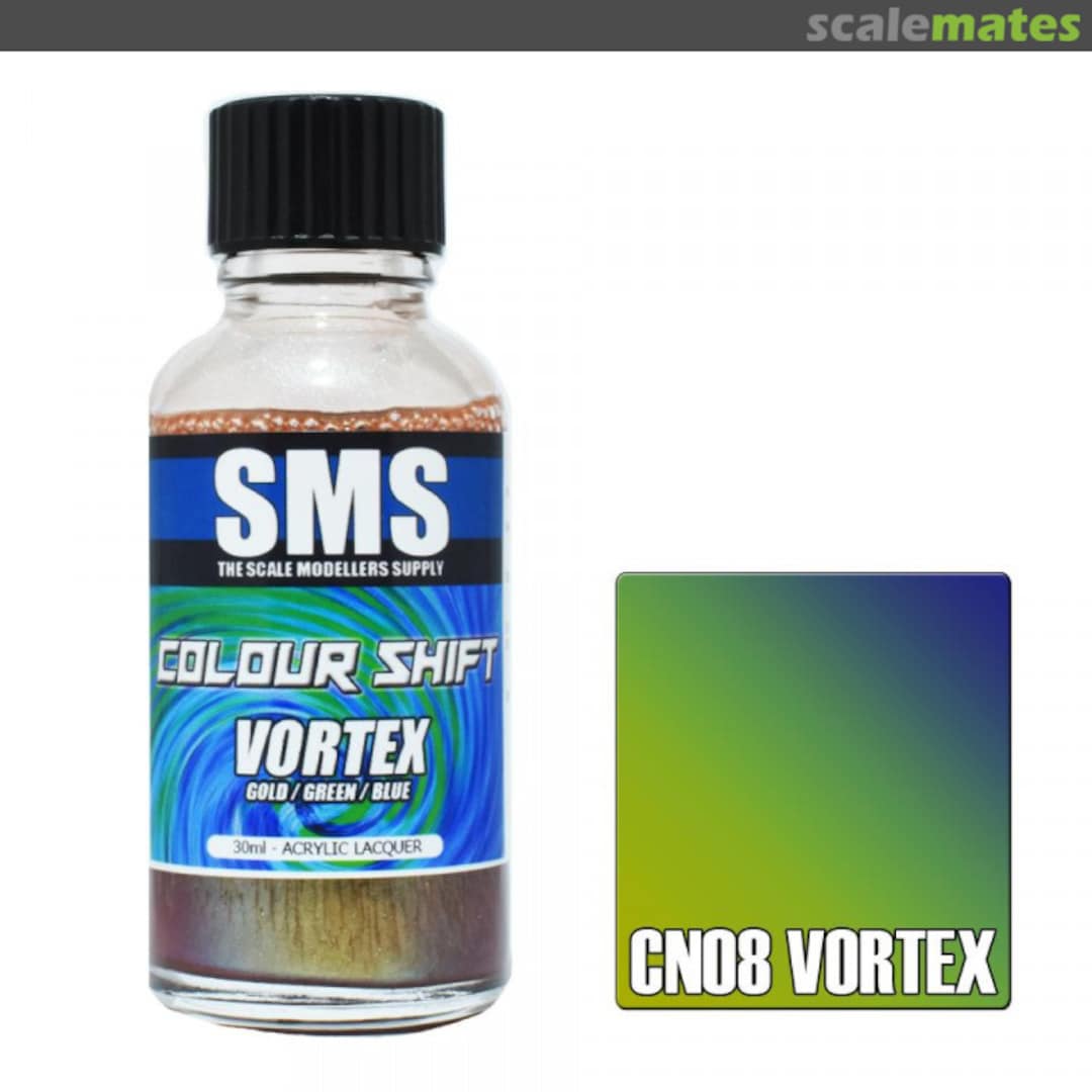 Boxart Colour Shift - VORTEX (GOLD/GREEN/BLUE) CN08 SMS