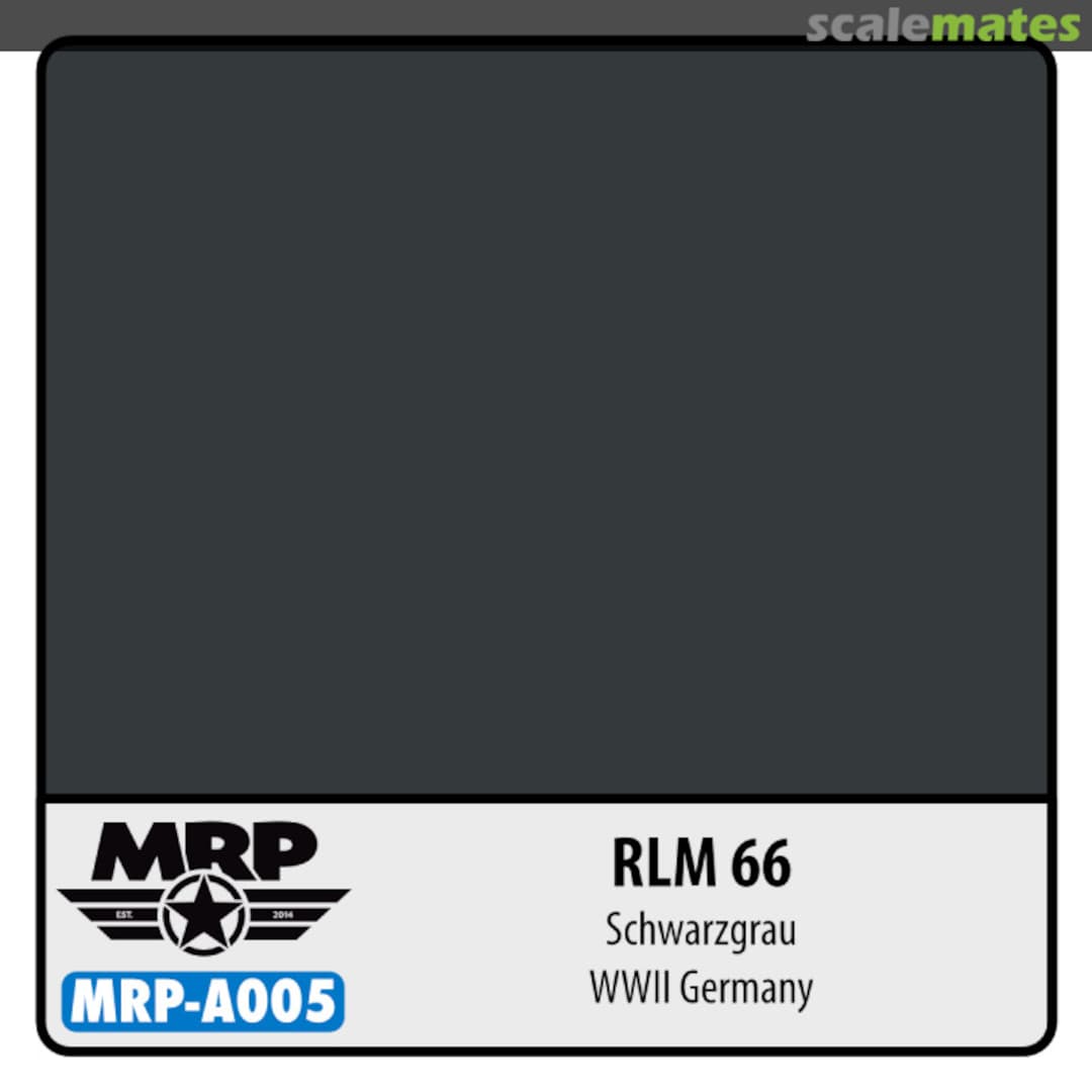 Boxart RLM 66 Schwarzgrau - WWII Germany  MR.Paint