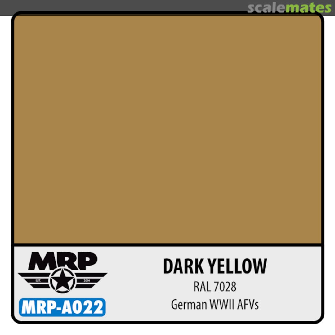 Boxart Dark Yellow RAL 7028 - German WWII AFV's  MR.Paint