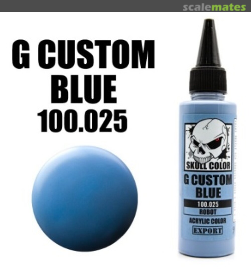 Boxart G Custom Blue 025 Skull Color Robot