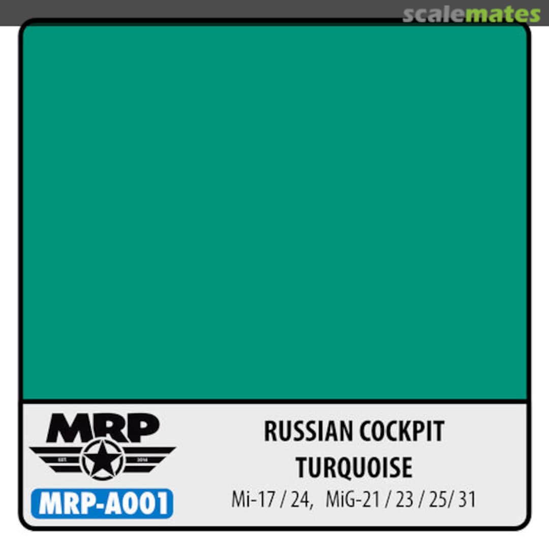 Boxart Russian Cockpit Turquoise  MR.Paint
