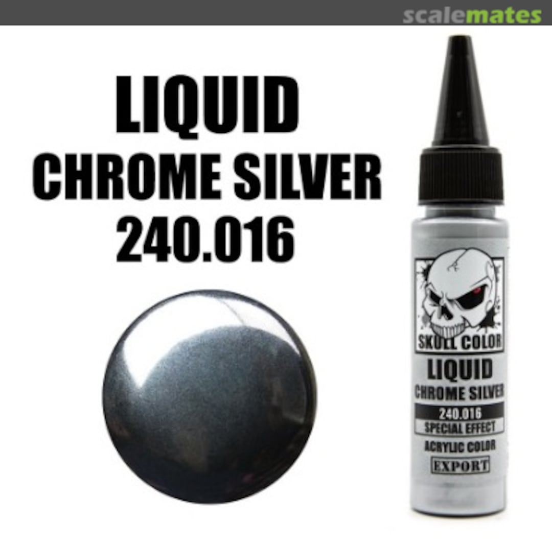 Boxart Liquid Chrome Silver 016 Skull Color Special