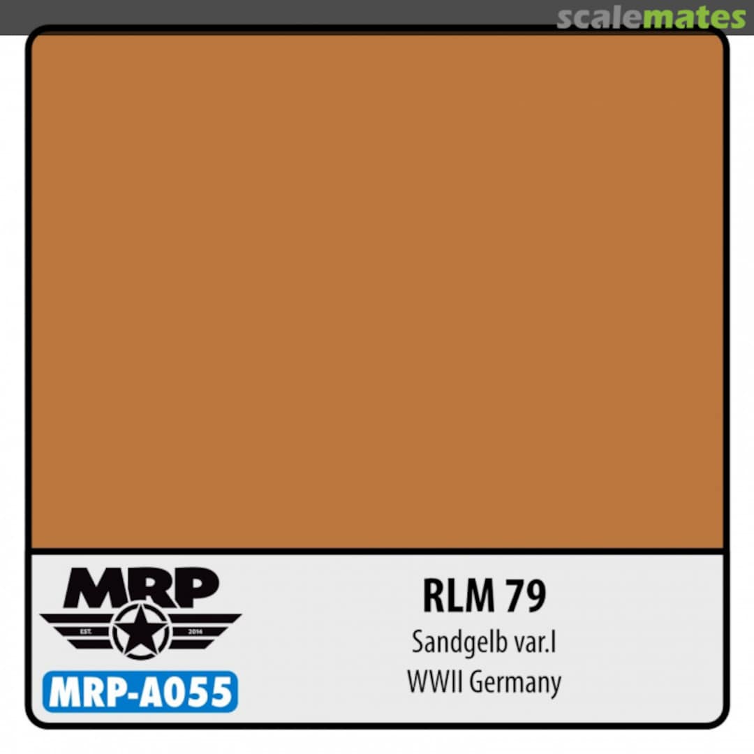 Boxart RLM 79 Sandgelb variant 1 - WWII Germany  MR.Paint