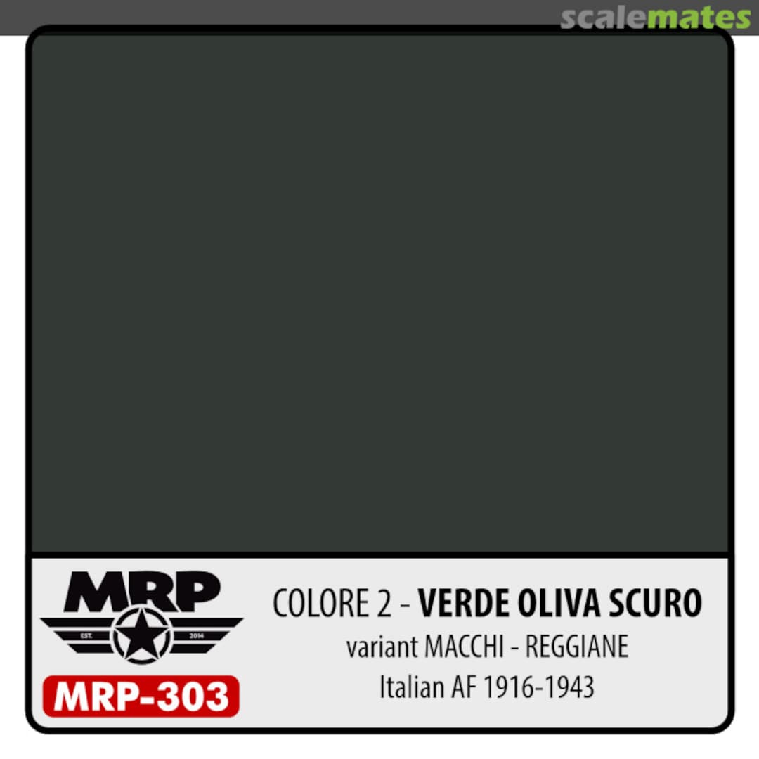 Boxart Colore 2 – Verde Oliva Scuro – vart. Macchi-Reggiane  MR.Paint