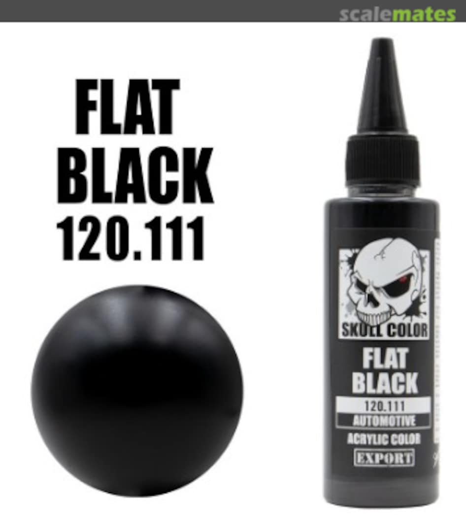 Boxart Flat Black 111 Skull Color Automotive