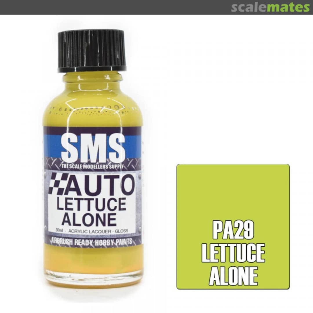 Boxart Auto Colour LETTUCE ALONE  SMS