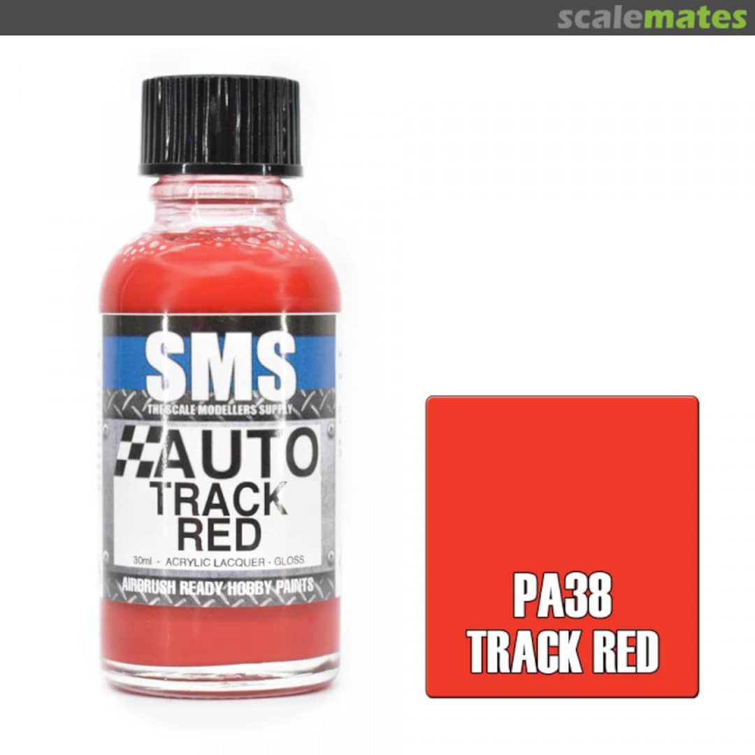 Boxart Auto Colour TRACK RED  SMS