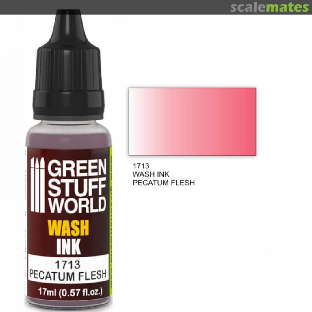 Boxart Wash Ink Pecatum Flesh  Green Stuff World