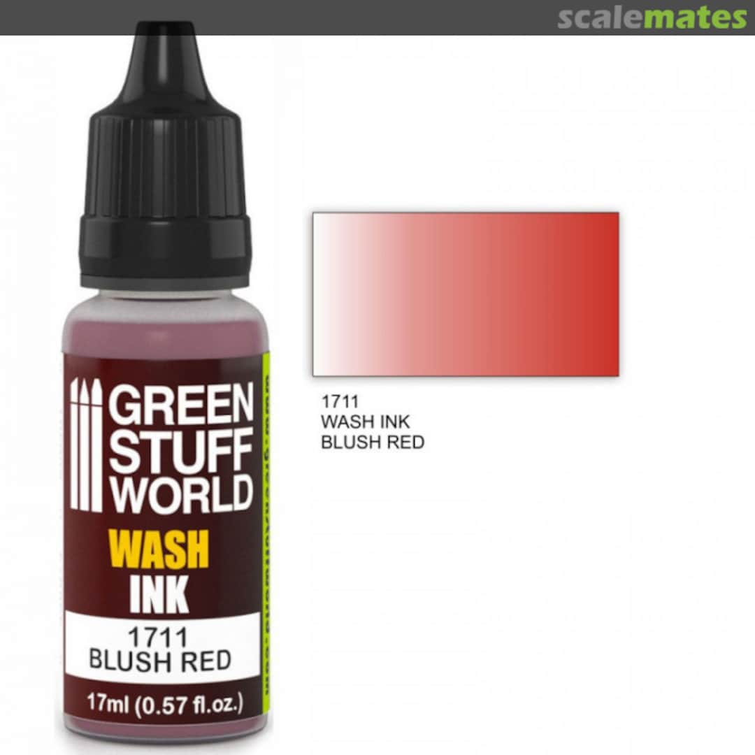 Boxart Wash Ink Blush Red  Green Stuff World