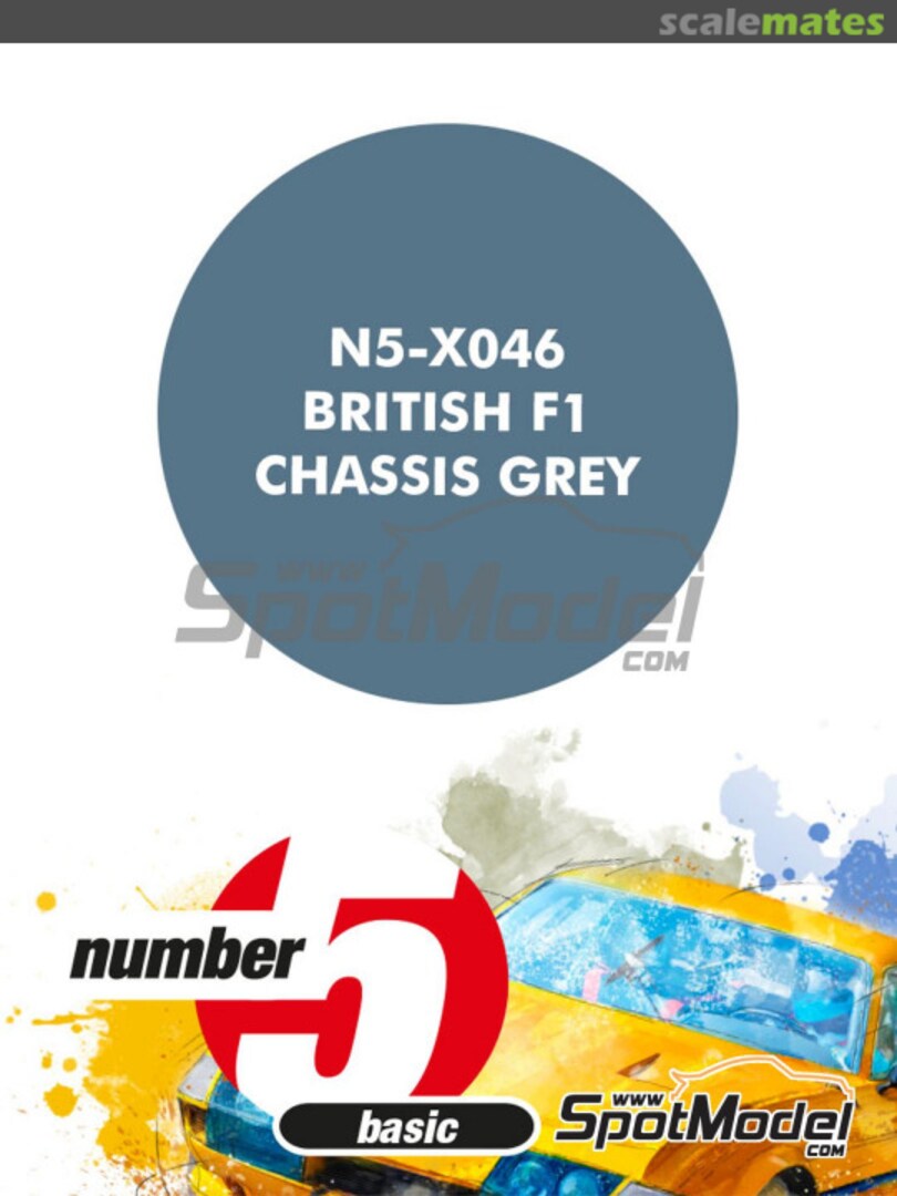 Boxart British F1 Chassis Grey  Number Five