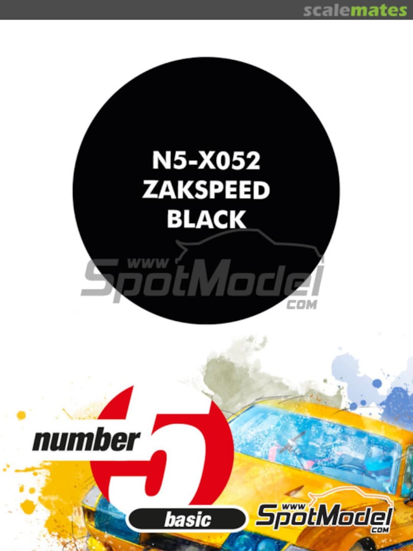 Boxart Zakspeed Black (e.g. Zakspeed Capri Turbo)  Number Five