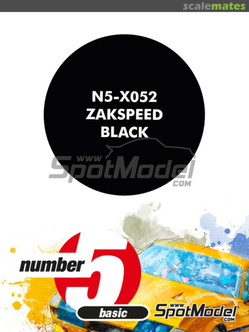 Boxart Zakspeed Black (e.g. Zakspeed Capri Turbo)  Number Five
