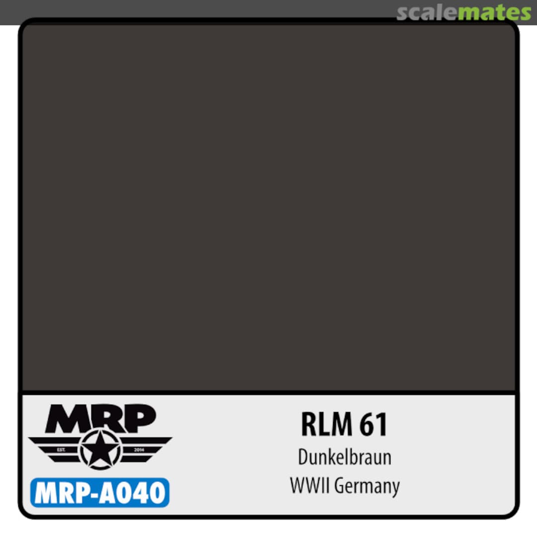 Boxart RLM 61 Dunkelbraun - WWII Germany  MR.Paint