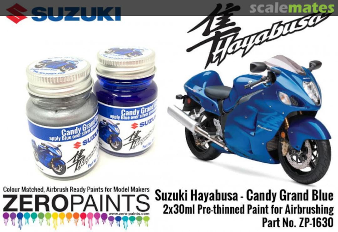 Boxart Suzuki Hayabusa - Candy Grand Blue  Zero Paints