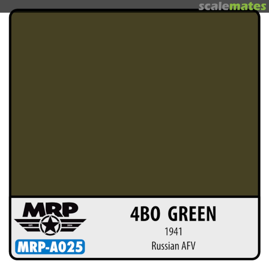Boxart 4BO Green (1941) Russian AFV  MR.Paint