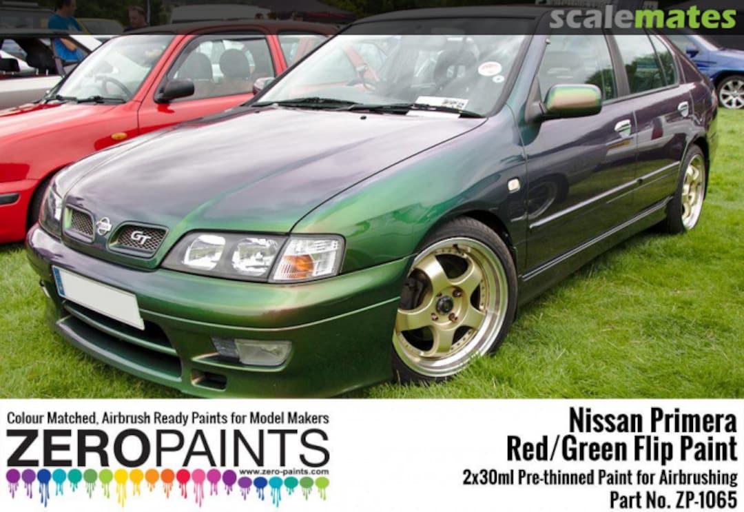 Boxart Nissan Primera Mystic Green (Red/Green) Flip  Zero Paints
