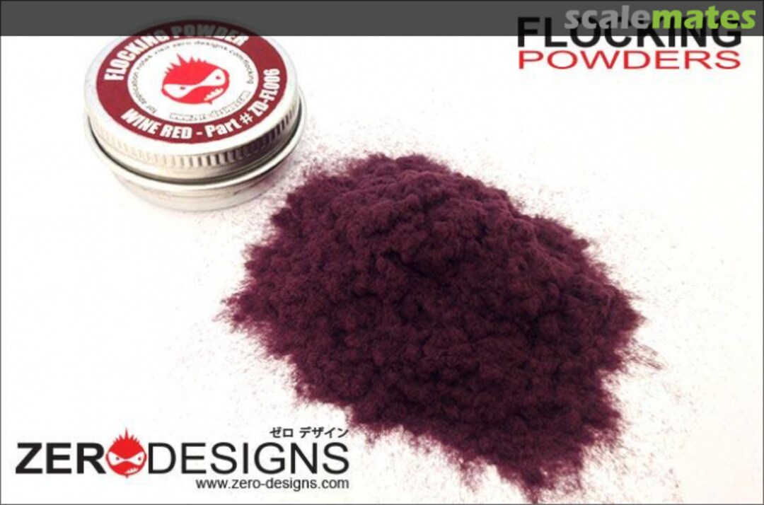Boxart Flocking Powder - Wine Red  Zero Paints