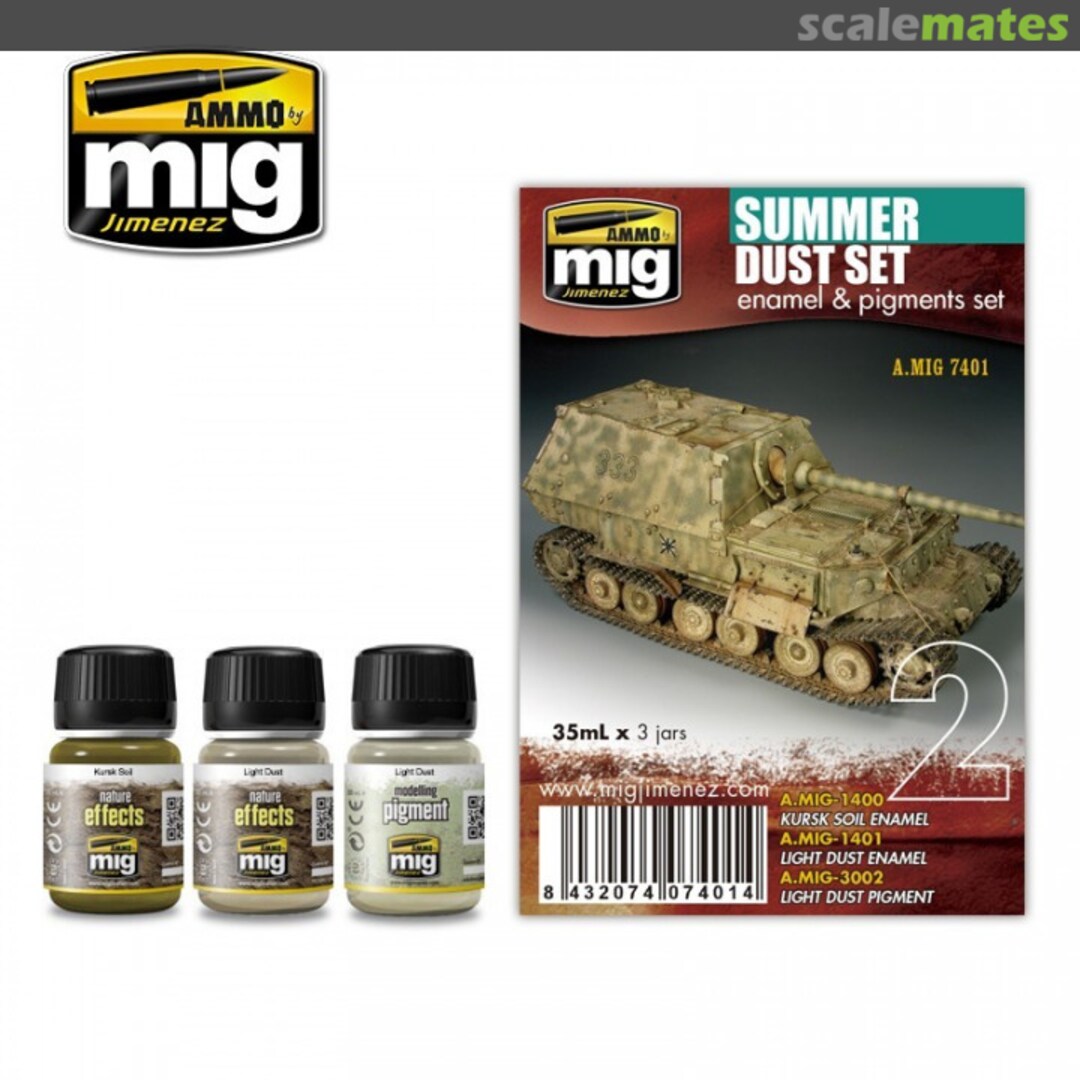 Boxart Summer Dust Enamel & Pigments Set  Ammo by Mig Jimenez