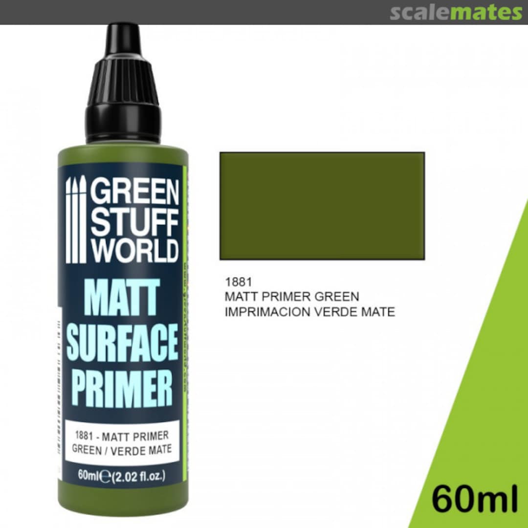 Boxart Matt Surface Primer Green  Green Stuff World