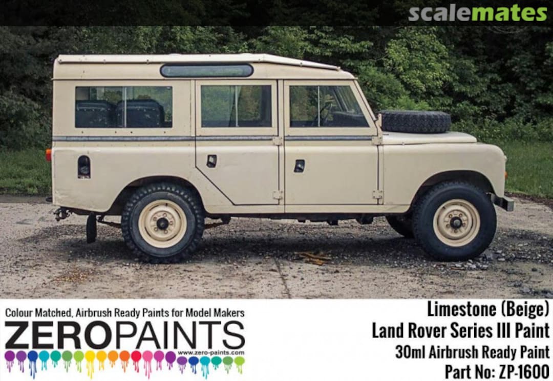 Boxart Land Rover Series III - Limestone (NCJ)  Zero Paints