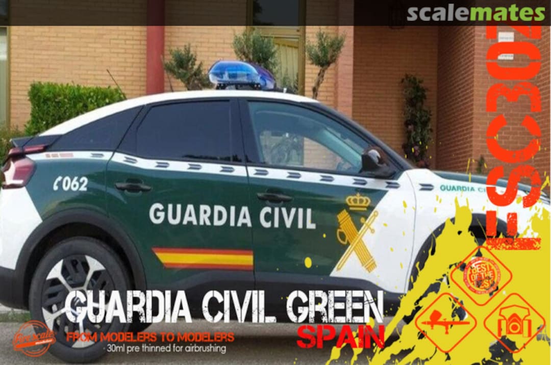 Boxart Guardia Civil Green  Fire Scale Colors