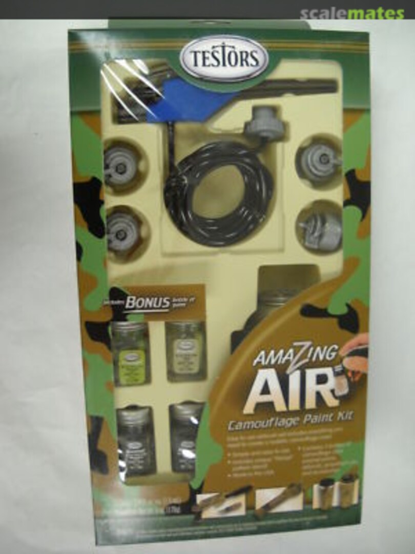 Boxart Amazing Air Camouflage Paint Set  Testors