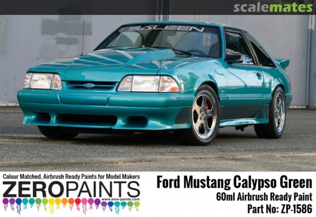 Boxart Ford Mustang Calypso Green  Zero Paints