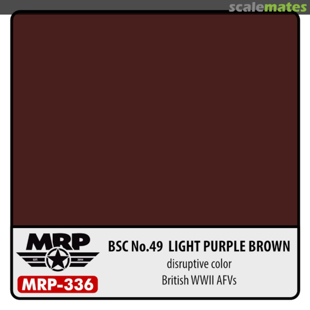 Boxart SC No.49 Light Purple Brown (British WWII AFV)  (Disruptive)  MR.Paint