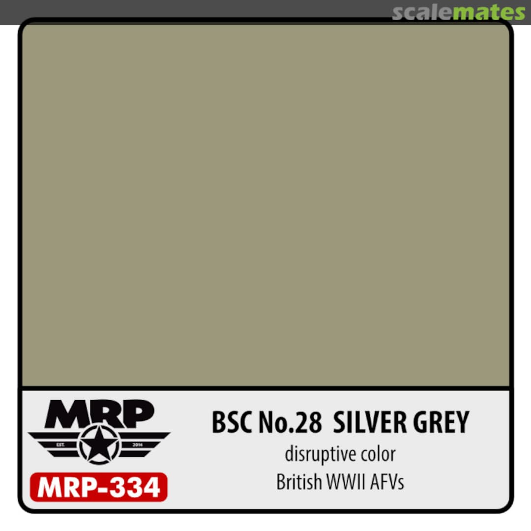Boxart BSC No.28  Silver Grey (British WW2 AFV) (Disruptive Colour)  MR.Paint