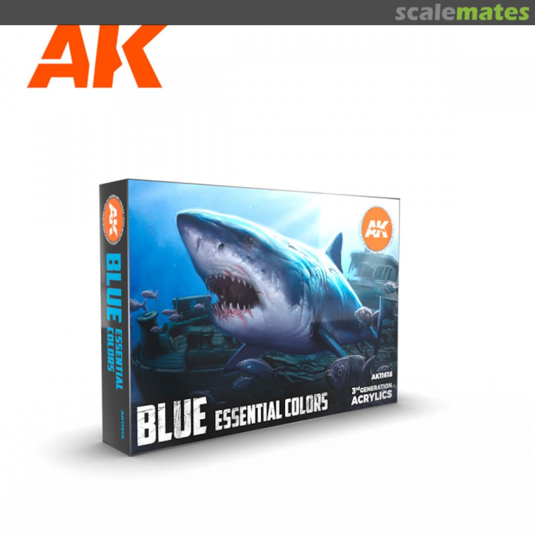 Boxart Blue Essential Colors  AK 3rd Generation - General