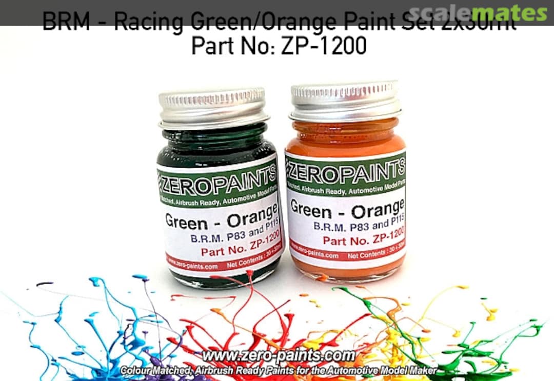 Boxart BRM Racing Green/Orange  Zero Paints