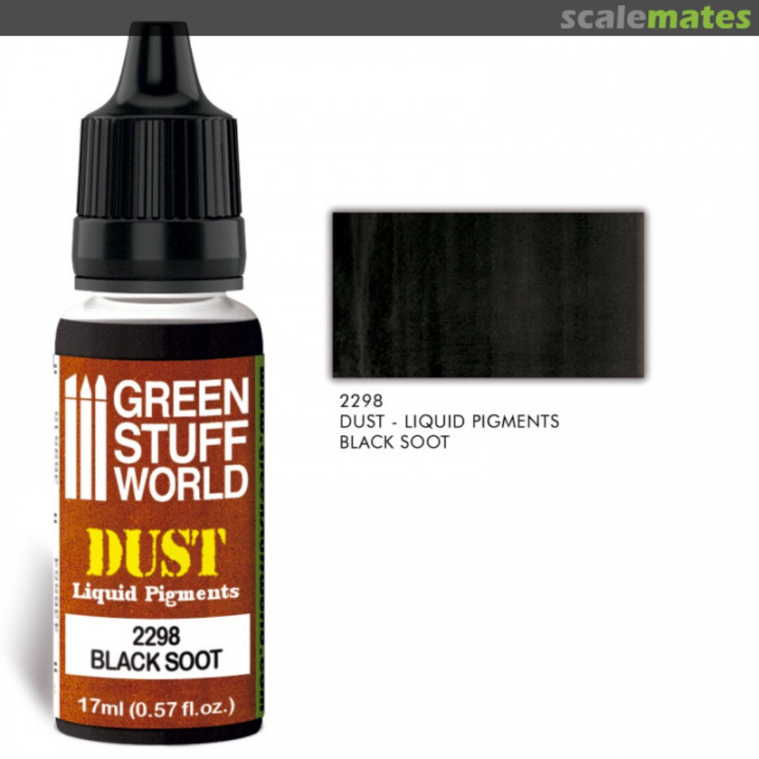 Boxart Liquid Pigments Black Soot  Green Stuff World