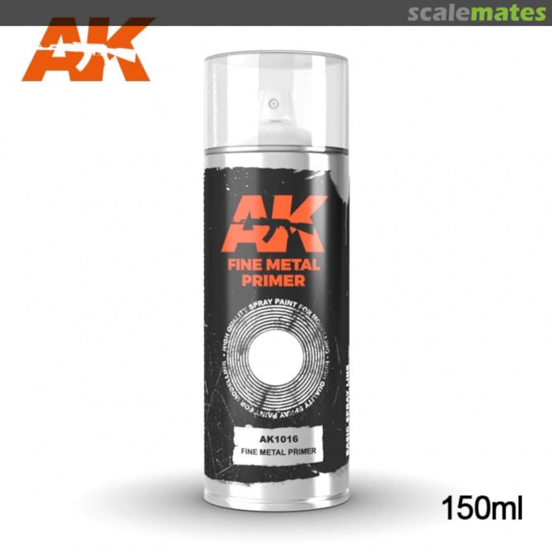 Boxart Fine Metal Primer Spray  AK Interactive