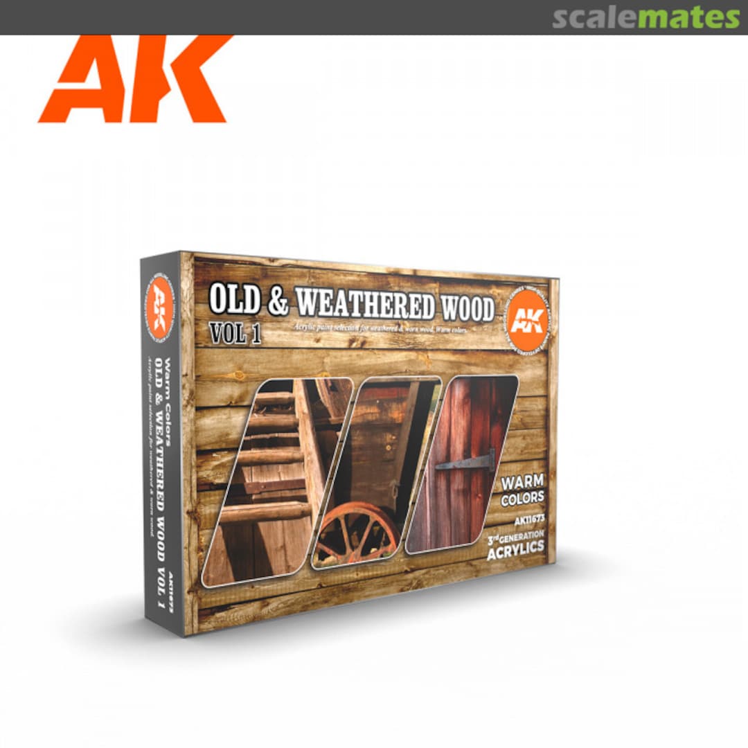 Boxart Old & Weathered Wood Vol 1  AK 3rd Generation - General