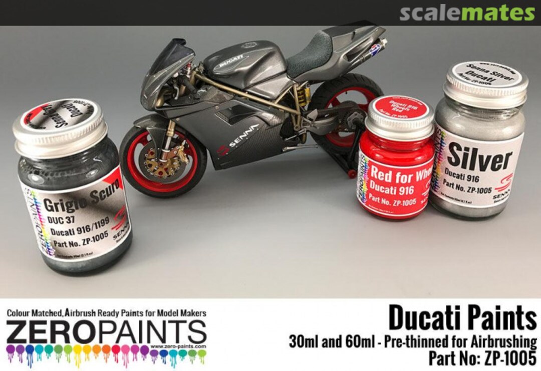 Boxart Ducati Paints Red for 916 Wheels (Senna Rosso)  Zero Paints