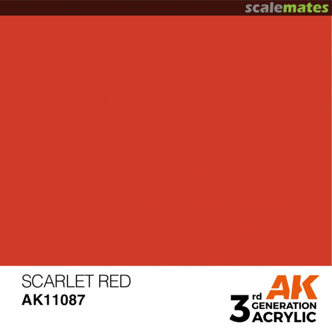 Boxart Scarlet Red - Standard  AK 3rd Generation - General