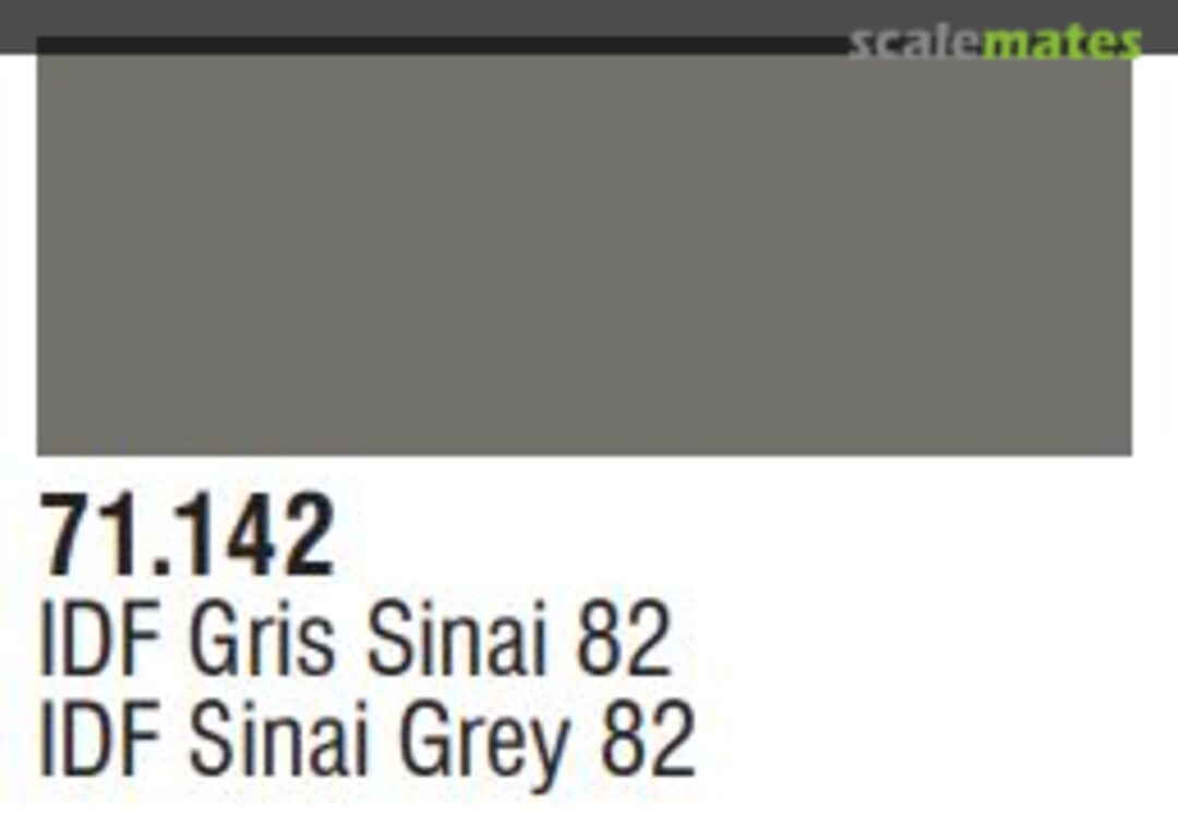 Boxart IDF Sinai Grey 82 71.142 Vallejo Model Air