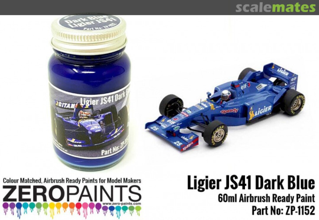 Boxart Ligier JS41 Dark Blue  Zero Paints