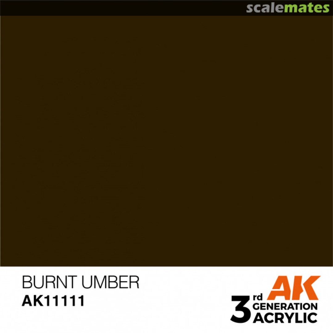 Boxart Burnt Umber - Standard  AK 3rd Generation - General