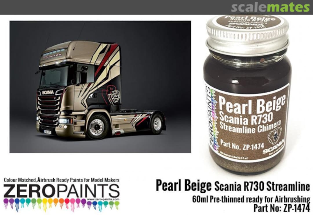 Boxart Pearl Beige (Scania R730 Streamline Chimera)  Zero Paints