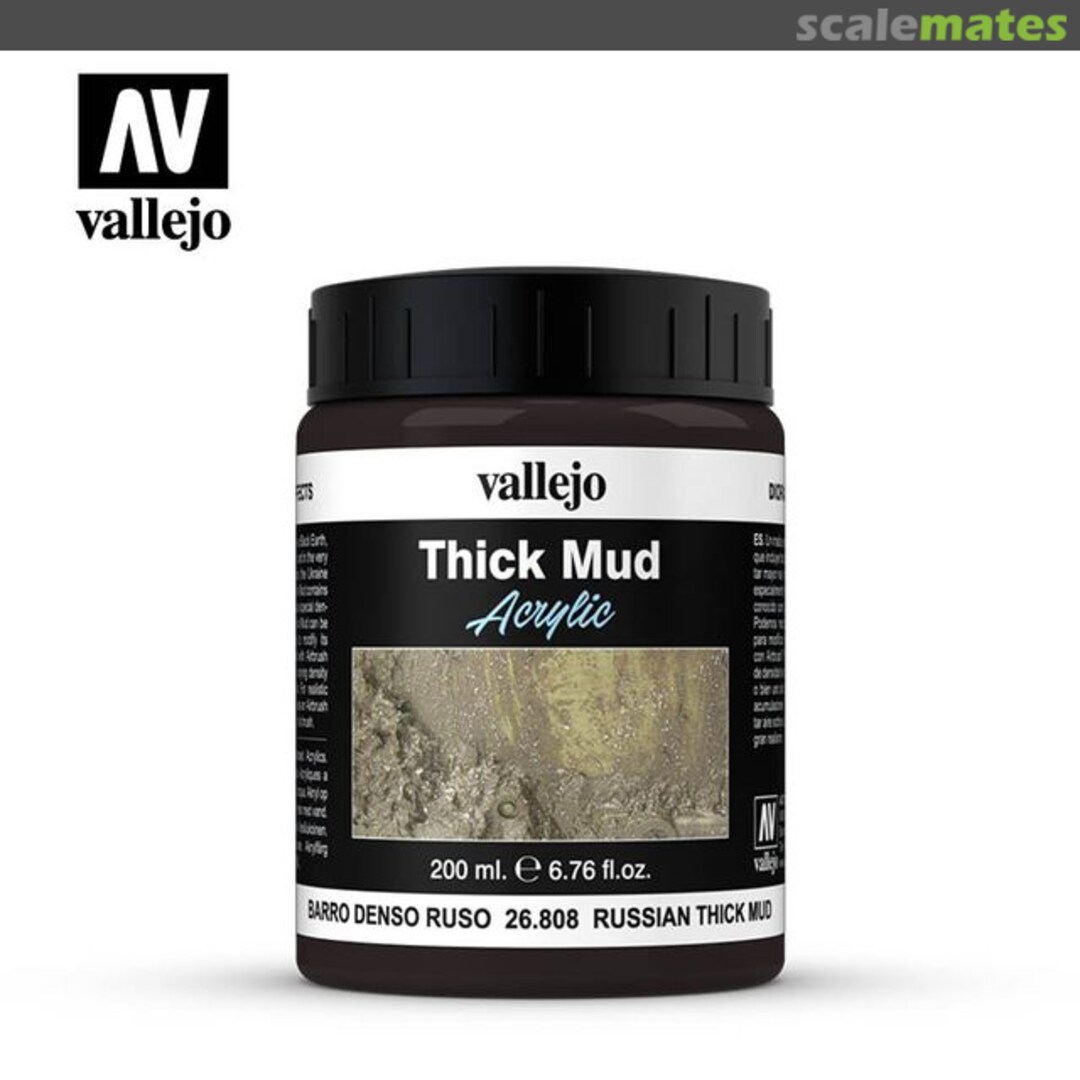 Boxart Acrylic Thick Mud - Russian Mud  Vallejo Diorama Effects