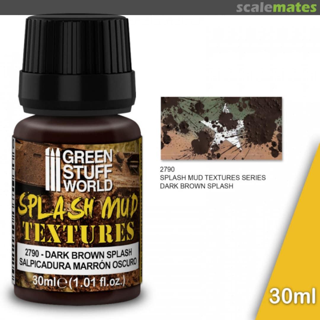 Boxart Splash Mud Textures Dark Brown  Green Stuff World