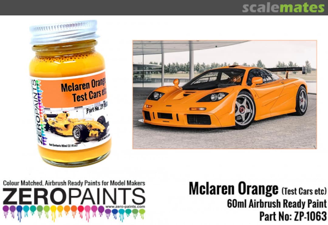 Boxart Mclaren Orange  Zero Paints